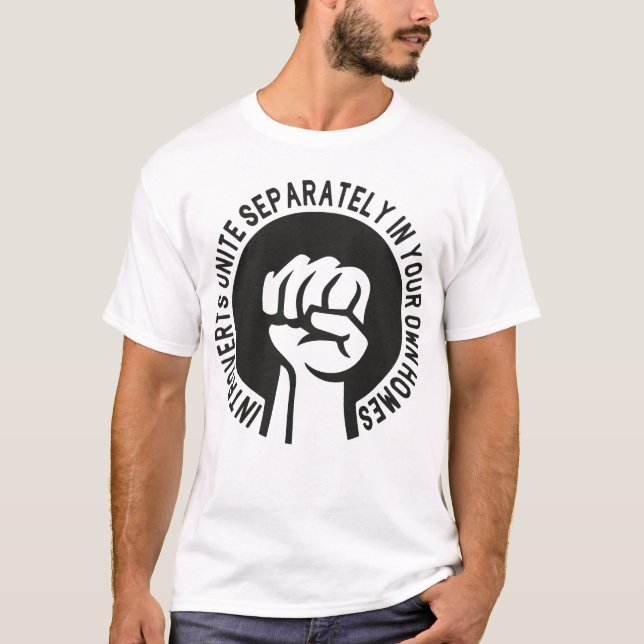 Camiseta Apresentamos Unir Separadamente Em Suas Próprias C (Frente)