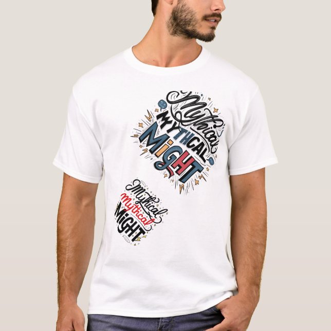 Camiseta Apresentando A ✅ Mítica 👕 T-Shirt (Frente)