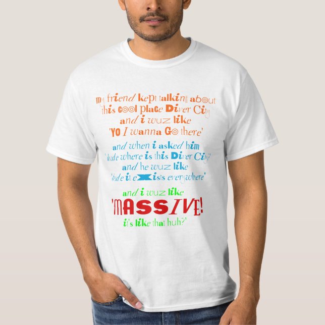 Camiseta Apresentando Camisa-T da Cidade do Ventilador (Frente)