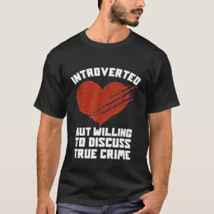 Camiseta Apresentou Shirts de crime real Murderino Serial K