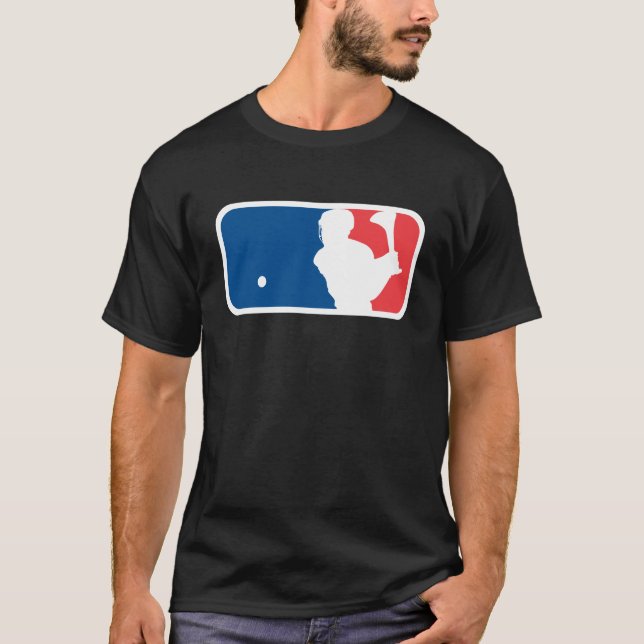 Camiseta Apressar o logotipo Parody Major League Style (Frente)