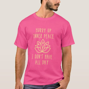 Camiseta Apresse-Se Paz Yoga Namaste Meditação Zen Workout