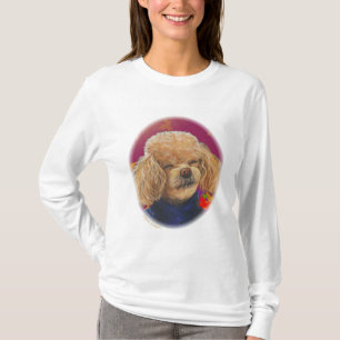 Camiseta Apricot Poodle Fall Deixa Impressão
