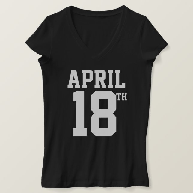 CAMISETA APRIL 18TH T-SHIRT (Frente do Design)