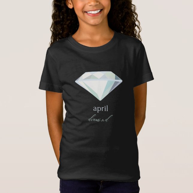 Camiseta April Birthstone Diamond (Frente)