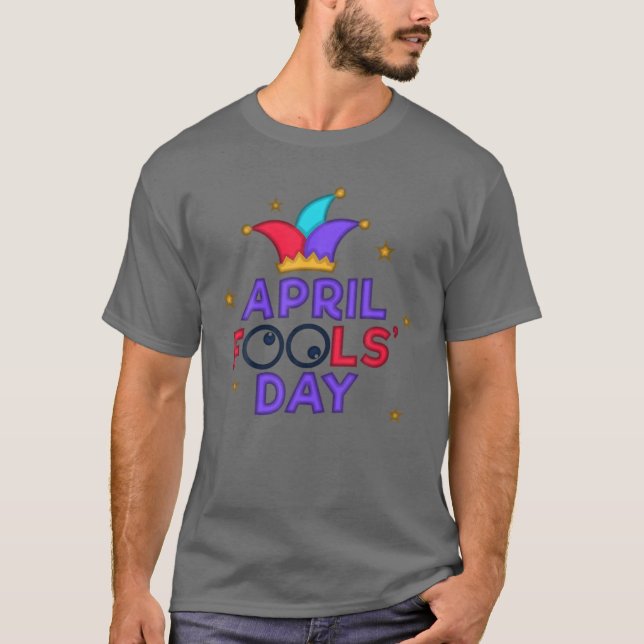 Camiseta April Fool's Day 1Rua abril Fool's Day 2022 Engraç (Frente)