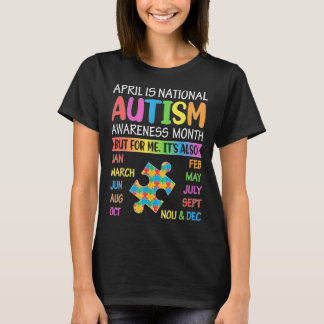 Camiseta April is National Autism Awareness Month Kids Boy 