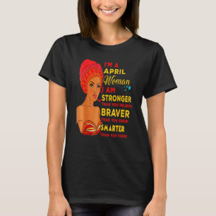 Camiseta April Orud Rainha Negra Moça Curly Afro Am