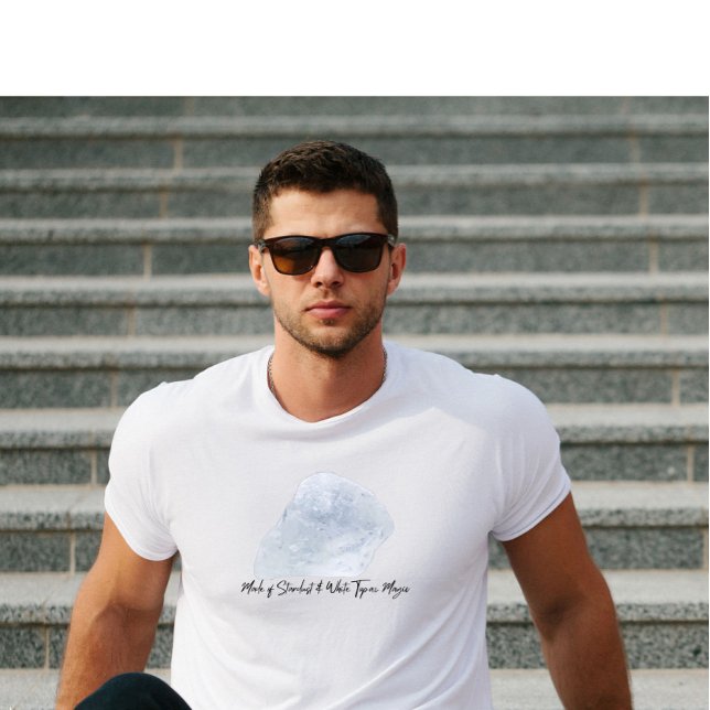 Camiseta April Topaz Minimalista Elegante (Criador carregado)