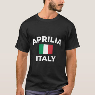 Camiseta Aprilia Itália Bandeira Cidade Turística Italiana