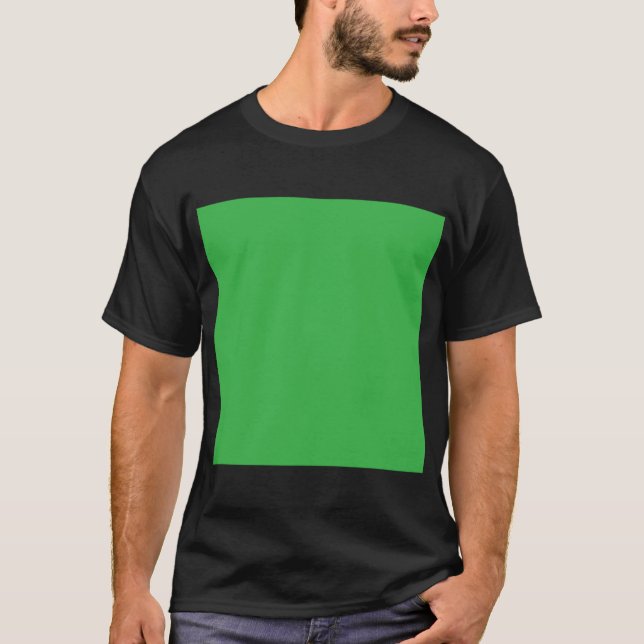 Camiseta Aprimore seu site com um plano de fundo verde (Frente)
