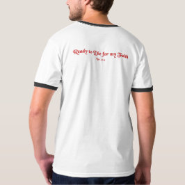 Camiseta Apronte para morrer para minha fé - t-shirt
