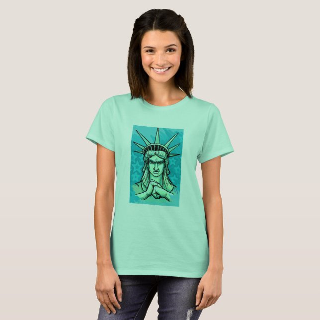 Camiseta Apronte para perfurar algo liberdade (Frente Completa)