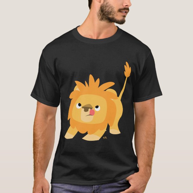 Camiseta Apronte para saltar t-shirt do leão dos desenhos (Frente)