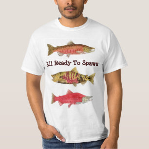 Camiseta Apronte salmões do spawn