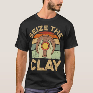 Camiseta Aproveite a Argila - Artista de Cerâmica em Estilo