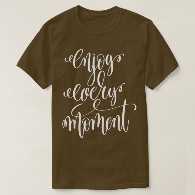 Camiseta Aproveite a cada momento (Frente do Design)