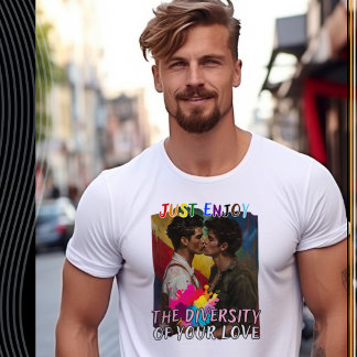 Camiseta Aproveite a diversidade do seu amor - Homem
