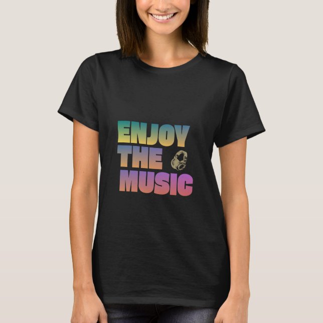 Camiseta Aproveite A Música (Frente)