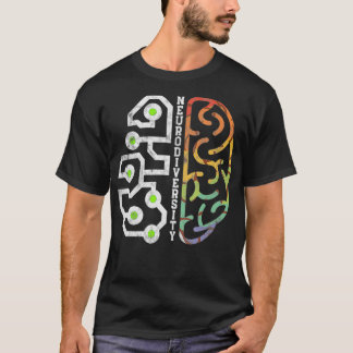 Camiseta Aproveite a neurodiversidade cerebral consciência 