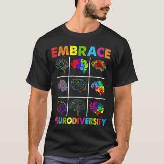 Camiseta Aproveite a neurodiversidade do jogo de vídeo cons