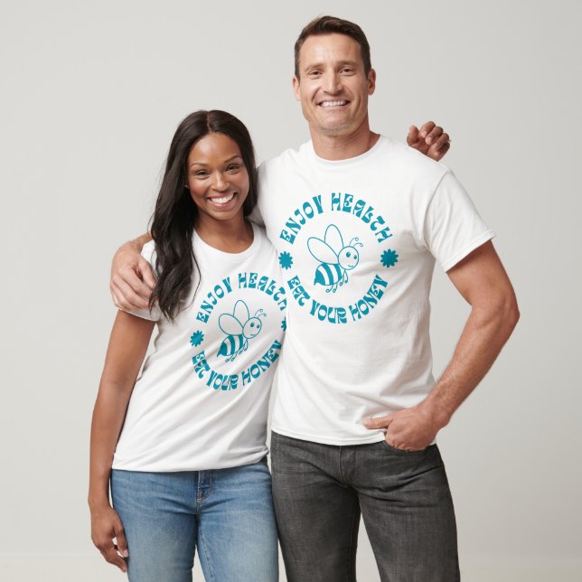 Camiseta Aproveite A Saúde Coma Seu Mel Abelha Bem Natureza (Unissex)