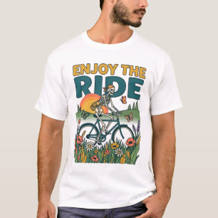 Camiseta Aproveite A Viagem Esqueleto Vintage