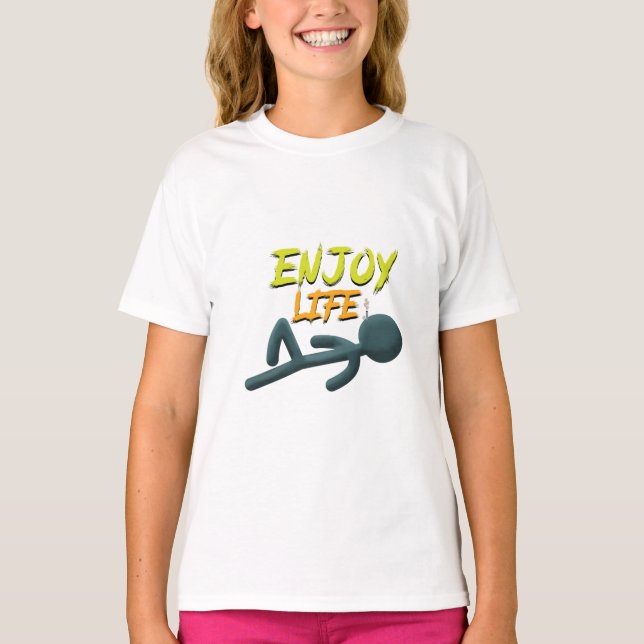Camiseta Aproveite a vida (Frente)