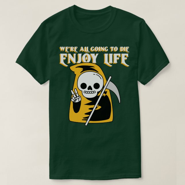 Camiseta Aproveite a vida 4 (Frente do Design)