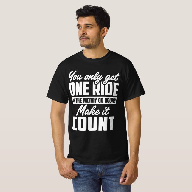Camiseta Aproveite a vida, apenas boas vibrações (Frente Completa)