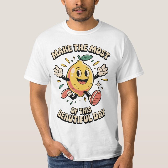 Camiseta Aproveite ao Máximo – Poder do Limão Masculino (Frente)