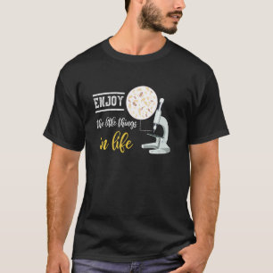 Camiseta Aproveite As Pequenas Coisas Da Vida Engraçada Com