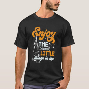 Camiseta Aproveite As Pequenas Coisas Em Microscópios De Vi