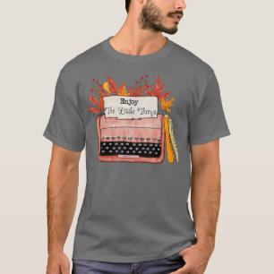Camiseta Aproveite As Pequenas Folhas De Outono E Livros