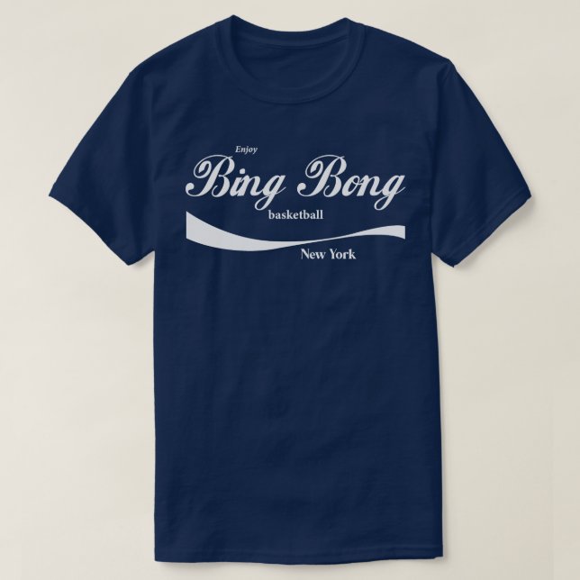 Camiseta Aproveite Bing Bong Basball em Nova York (Frente do Design)