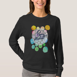 Camiseta Aproveite Momento Pastel Inspira Amor E Compaixão