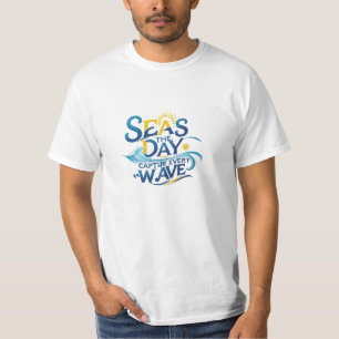 Camiseta Aproveite o Dia – Capture Cada Onda Acessível