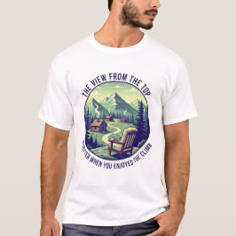 Camiseta Aproveite O Estilo De Vida Da Montanha Subida