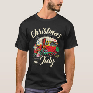 Camiseta Aproveite O Natal Em Julho, Hippie RV Camping Gift