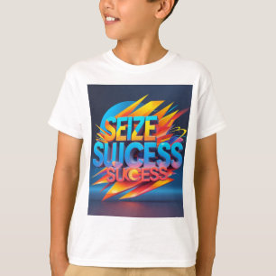 Camiseta "Aproveite o sucesso - Cota Motivacional 3D Negrit