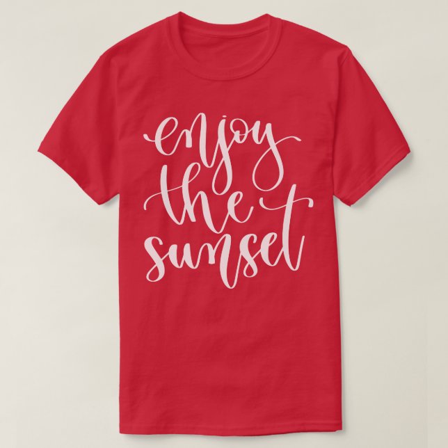 Camiseta Aproveite o Sunset 1 (Frente do Design)