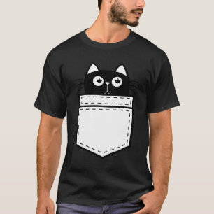 Camiseta Aproveite Roupa Sarcástica de Gato de Bolso Gráfic