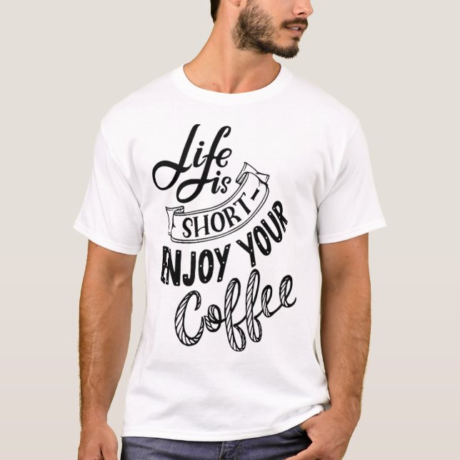 Camiseta Aproveite seu café 1 (Frente)