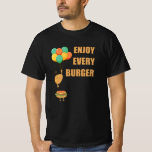 Camiseta Aproveite todo Burger Engraçado