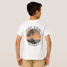 Camiseta "Aproveite todos os domingos - Retro Beach"