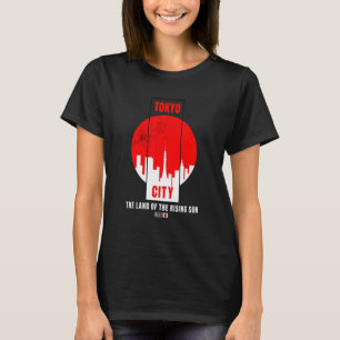 Camiseta Aproveite Tóquio A Terra do Sol Ascensão Gráfico C
