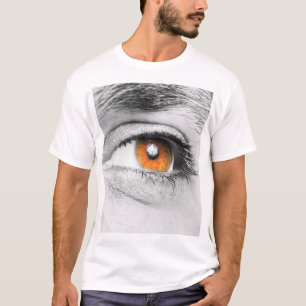Camiseta Aproximação dos olhos humanos