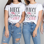 Camiseta Aproximação Personalizada da Esquadra de Birthday<br><div class="desc">Procurando uma maneira única de mostrar seu apoio à sua sobrinha no dia especial dela? Não olhe mais do que nossas camisas! Estas camisas são perfeitas para a família que quer mostrar sua dedicação e amor um pelo outro neste dia especial. Nossas camisas vêm em uma variedade de cores e...</div>