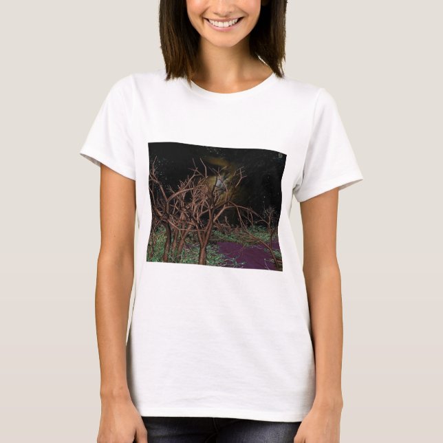 Camiseta Aproximar-se da escuridão será (Frente)