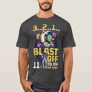 Camiseta Aproxime-Se Da Minha Órbita Solar 11, 11 de Aniver